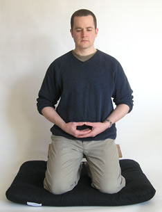 Seiza position front